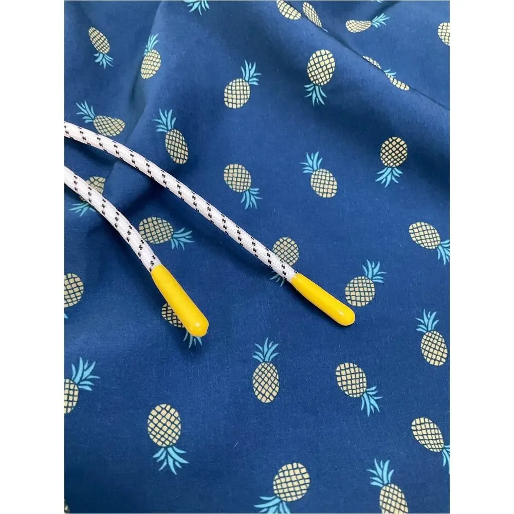 Bonobos Mens Swim Lined Shorts Blue Pineapples UPF 50+ Pockets Size XXL NWT